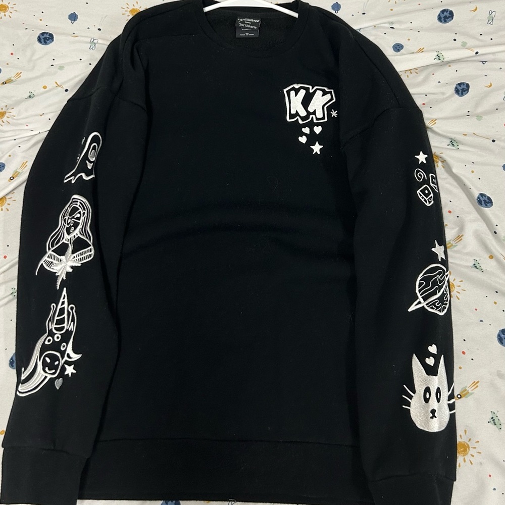 Boxlunch Our Universe Marvel Ms. Marvel Kamala's Doodles Crewneck Marvel Merch
